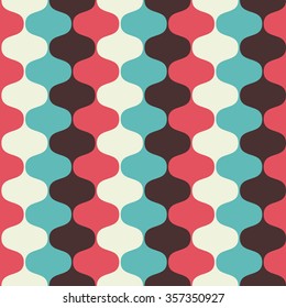 Hypnotic Seamless Pattern Background. Vector Illustration