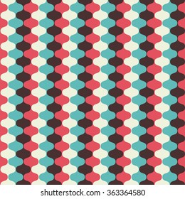 Hypnotic Seamless Pattern Background. Vector Illustration
