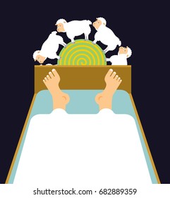 Hypnotic sheep for sleep. Hypno farm animal