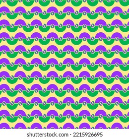 Hypnotic Simple Basic Vector Horizontal Abstract Tribal Trendy Soft Colors Backdrop Illustration Seamles Pattern Suitable for Print Wrapping Paper Psychedelic Optical Illusion Design Allover Fabric