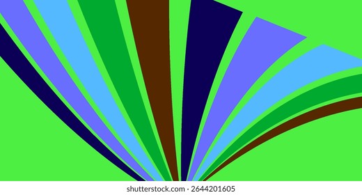 Roda giratória hipnótica - tiras coloridas. Conceito de distorção óptica.Vetor