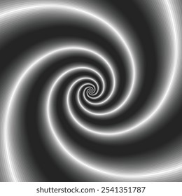 Fundo espiral hipnótico. Padrão de espiral psicodélico. Os círculos concêntricos com efeito hipnose. Raios radiais, redemoinho, efeito cômico retorcido. 