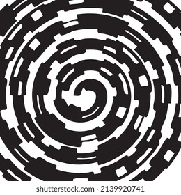 Fondo de espiral hipnótico. Patrón de ondas giratorias, fondo de pared de vórtice de torsión, torbellino, ilustración vectorial de bobina