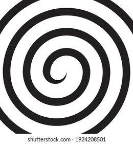 Hypnotic spiral background. vector illustration