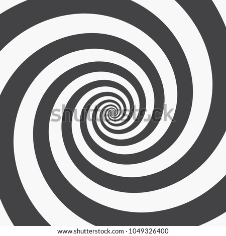 Hypnotic spiral background. Vector illustration