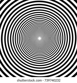 Hypnotic Spiral Background Vector Volute Spiral Stock Vector Royalty