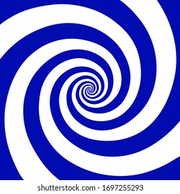 Hypnotische Spiralhintergrund.Optisches Illusionsdesign. Vektorillustration