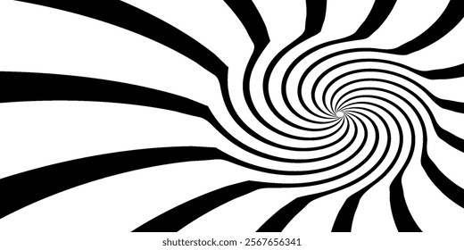 Hypnotic spiral background.Optical illusion style design. Vector illustration.eps10