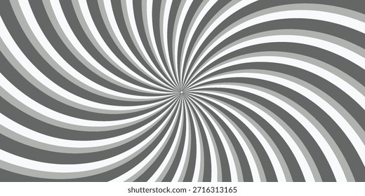 Plano de fundo espiral hipnótica.Design de estilo de ilusão óptica. Vetor. moderno
