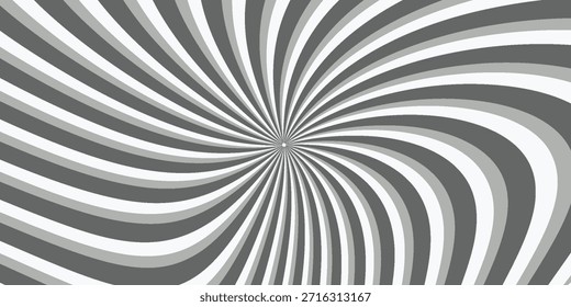 Plano de fundo espiral hipnótica.Design de estilo de ilusão óptica. Vetor. moderno