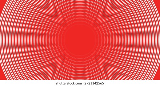 Fundo espiral hipnótico vermelho e branco para hipnose ou design de ilusão óptica ou fundo de Natal.
