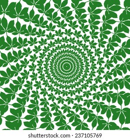 hypnotize floral vector background 