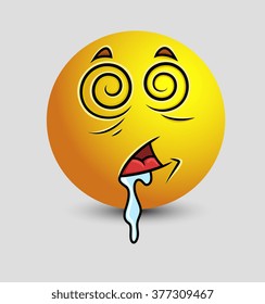 Hypnotized Emoji Smiley Emoticon