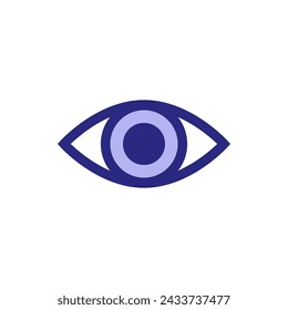 Icono de ojo hipnotizado. elemento de Y2K 