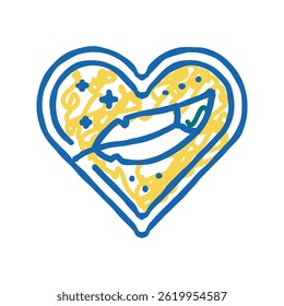 hypoallergenic cosmetic doodle icon sketch vector. hypoallergenic cosmetic sign. isolated symbol illustration