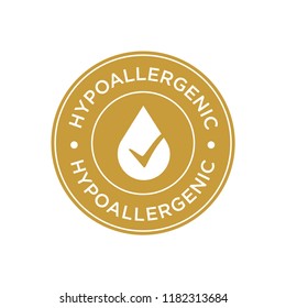 Hypoallergenic golden icon