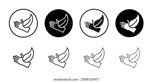 hypoallergenic icon line art vector