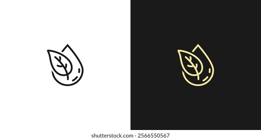 Hypoallergenic icon, sensitive skin type cosmetics vector line label. For dry skin emblem, skin care package