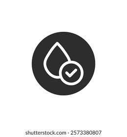 hypoallergenic icon web design in vector