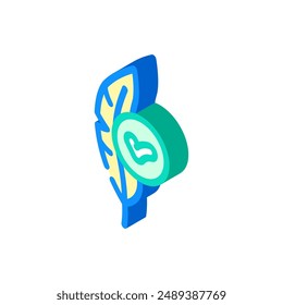 hypoallergenic label product caution isometric icon vector. hypoallergenic label product caution sign. isolated symbol illustration