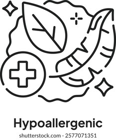 Hypoallergenic Product Ingredient Quality Icon