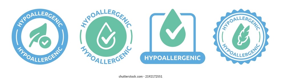 Hypoallergenic Product Sign Symbol Vector Icon Stock Vector (Royalty ...