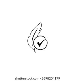 Hypoallergenic tested icon flat vector design.
