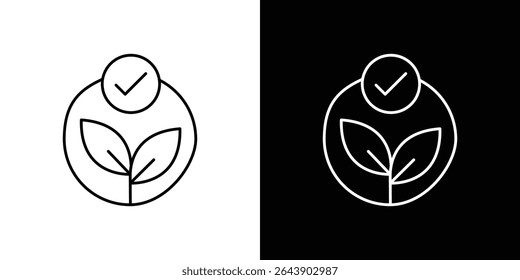 Hipoalergénico probado icono Conjunto de Vector gráfico para el diseño de ui