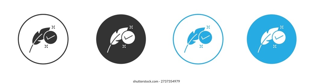 Hypoallergenic tested icon symbol design template. Vector 10 eps.