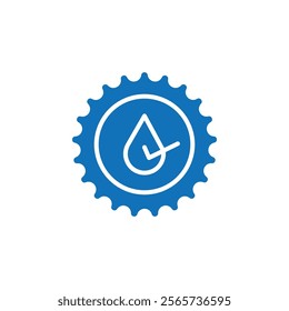 Hypoallergenic tested icon Thin line illustration set
