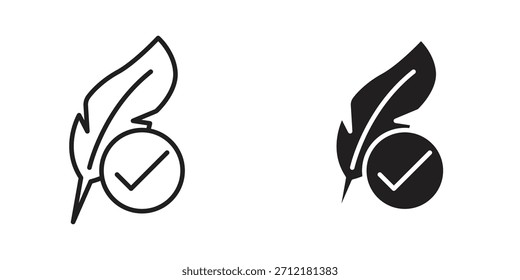 Hypoallergenic tested icon in vector. Logotype