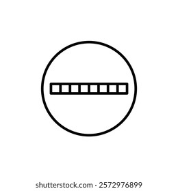 Hypocam icon flat editable icon mark