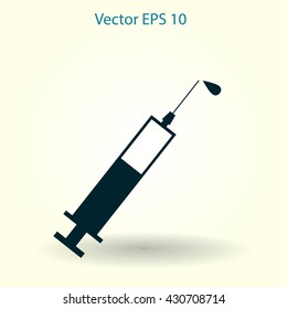 Hypodermic vector illustration