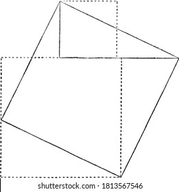 Hypotenuse, From The Dictionary Of Word And Things, 1888.