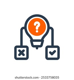 Hypothesis for Case Study Vector Icon