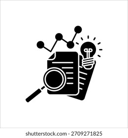 icono de hipótesis. Ilustración vectorial para el Diseño web, aislado en el fondo blanco.