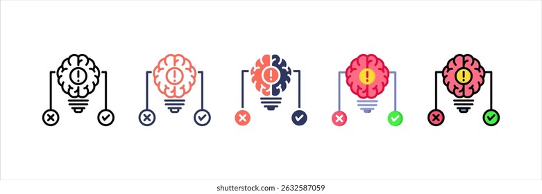 Hypothesis Multi Style Icon Set