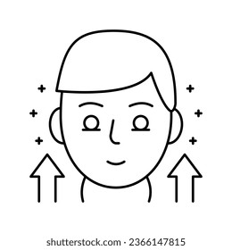 hypothyroidism endocrinology line icon vector. hypothyroidism endocrinology sign. isolated contour symbol black illustration