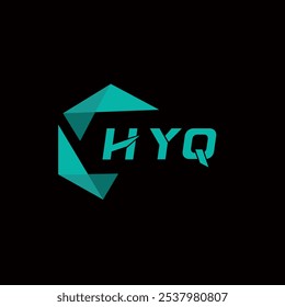 Logotipo da letra criativa minimalista da HYQ. HYQ vetor exclusivo iniciais alfabeto letra logotipo design 
