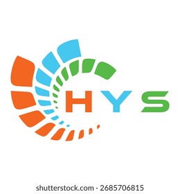 Diseño de la carta HYS. Diseño de logo de tecnología de letras HYS. HYS Diseño de logotipo de monograma para un emprendedor y negocio.