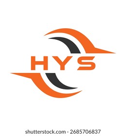 HYS letter design. HYS letter technology logo design. HYS Monogram logo design for an entrepreneur and business.