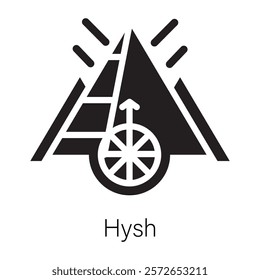 Hysh solid icon is ready for premium download 