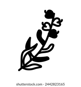 Hyssop icon in vector. Logotype
