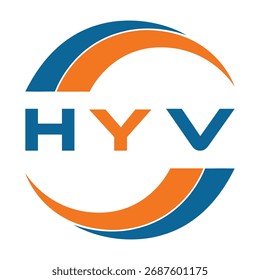 HYV letter design. HYV letter technology logo design. HYV Monogram logo design for an entrepreneur and business.