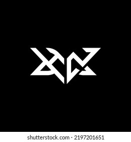 HZ letter logo creative design with vector graphic, HZ simple and modern logo.