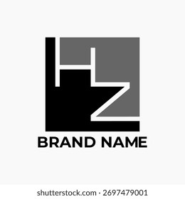 HZ-Vektorlogo für Unternehmen