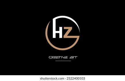 HZ, ZH, H, Z abstract letters logo monogram