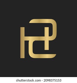 HZ, ZH, Z AND H Abstract initial monogram letter alphabet logo design