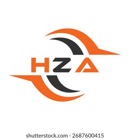 HZA letter design. HZA letter technology logo design. HZA Monogram logo design for an entrepreneur and business.