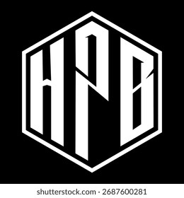 HZB Briefdesign. Logo-Design für HZB-Brieftechnologie. HZB Monogram Logo Design für Unternehmer und Unternehmen.